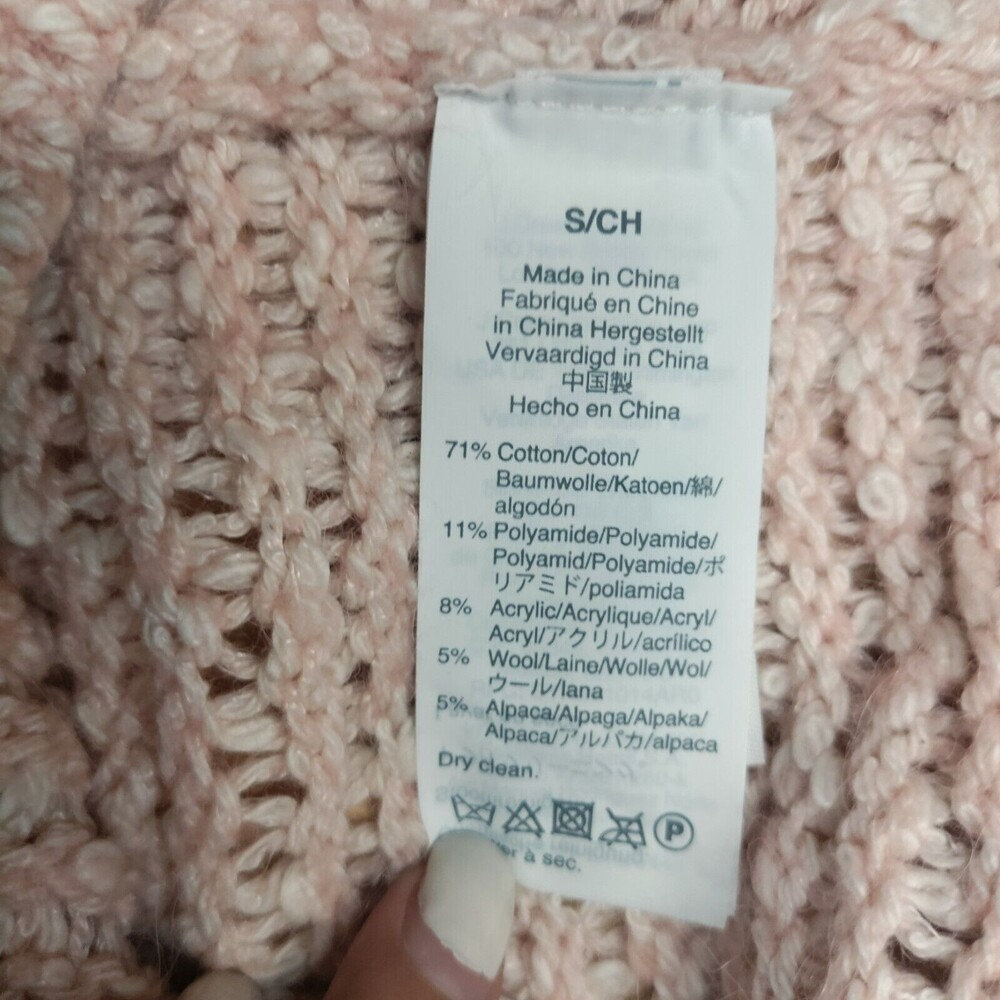Madewell Women's Baez Pullover Sweater Small Pink. - Picture 9 of 10